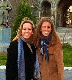 Las investigadoras Daza (izquierda) y Phillips-Silver (derecha) son las autoras de la publicación científica