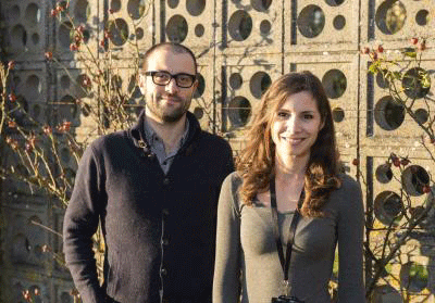 La investigadora malagueña Rosa Lozano-Duran y el doctor Cyril Zipfel del Laboratorio Sainsbury.