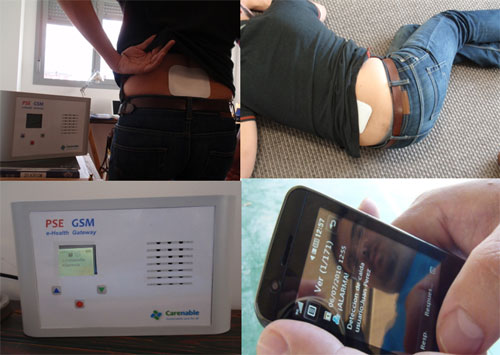 Detector de caídas, diseñado por el equipo de Roa, que incorpora el concepto de entornos de vida asistida